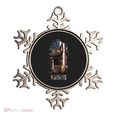 Belgian Malinois American Flag Funny Dog Gift Love Ornament