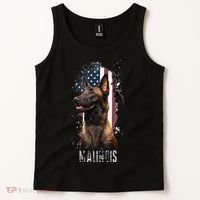 Belgian Malinois American Flag Funny Dog Gift Love Tank Top thumb 2