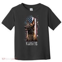 Belgian Malinois American Flag Funny Dog Gift Love Toddler T-Shirt thumb 0