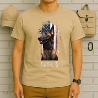 Belgian Malinois American Flag Funny Dog Gift Love T-Shirt thumb 6