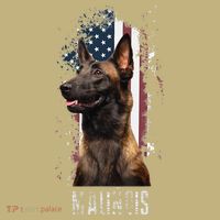 Belgian Malinois American Flag Funny Dog Gift Love T-Shirt thumb 7