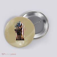 Belgian Malinois American Flag Funny Dog Gift Love Button thumb 0