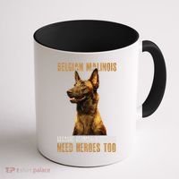 Belgian Malinois American Flag Funny Dog Gift Coffee Mug thumb 1