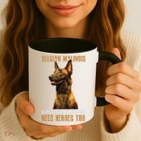 Belgian Malinois American Flag Funny Dog Gift Coffee Mug thumb 3