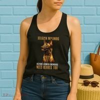 Belgian Malinois American Flag Funny Dog Gift Women's Tank Top thumb 2