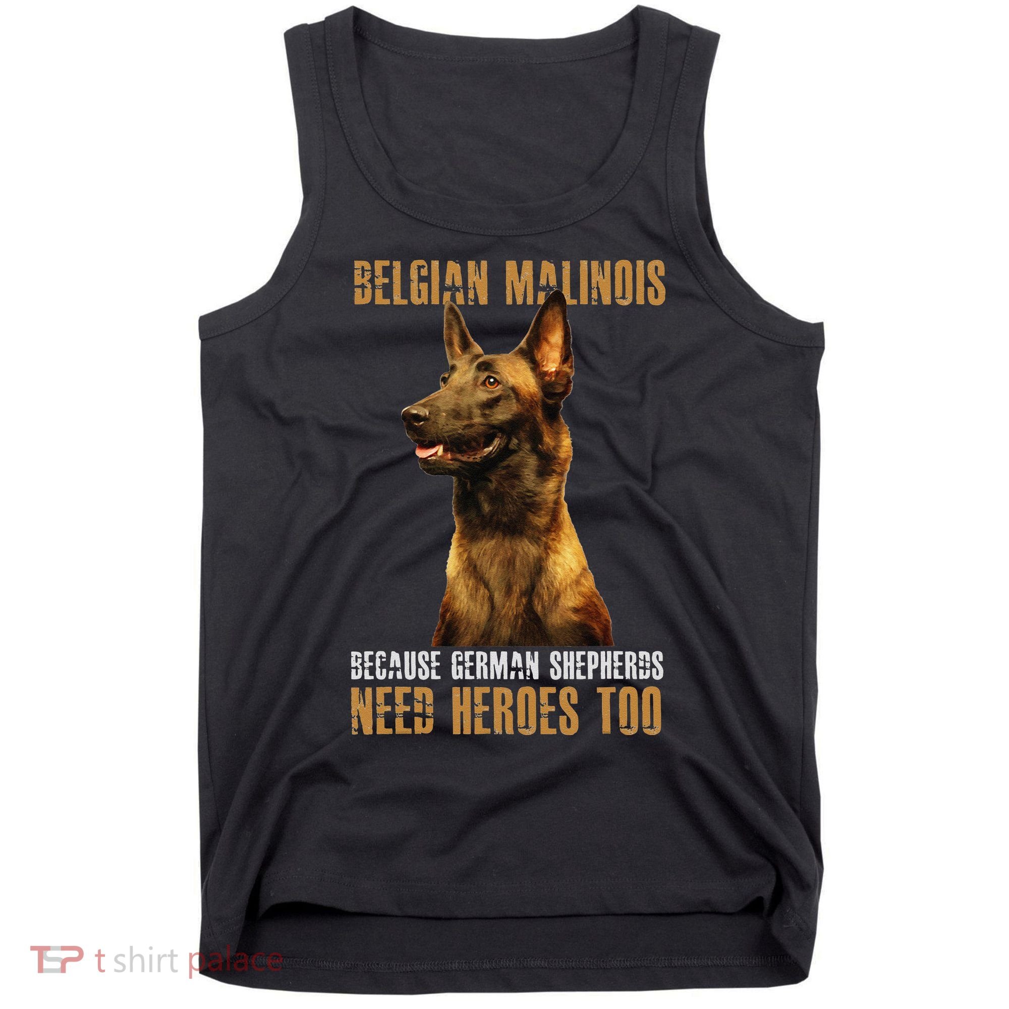 Belgian Malinois American Flag Funny Dog Gift Tank Top