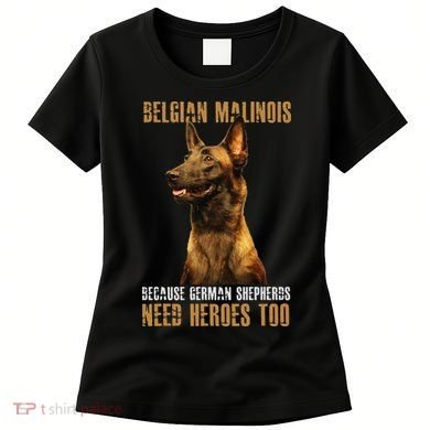 Belgian Malinois American Flag Funny Dog Gift Women's T-Shirt