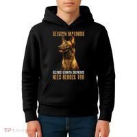 Belgian Malinois American Flag Funny Dog Gift Kids Hoodie thumb 4