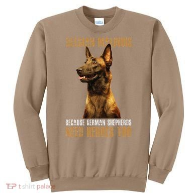 Belgian Malinois American Flag Funny Dog Gift Sweatshirt