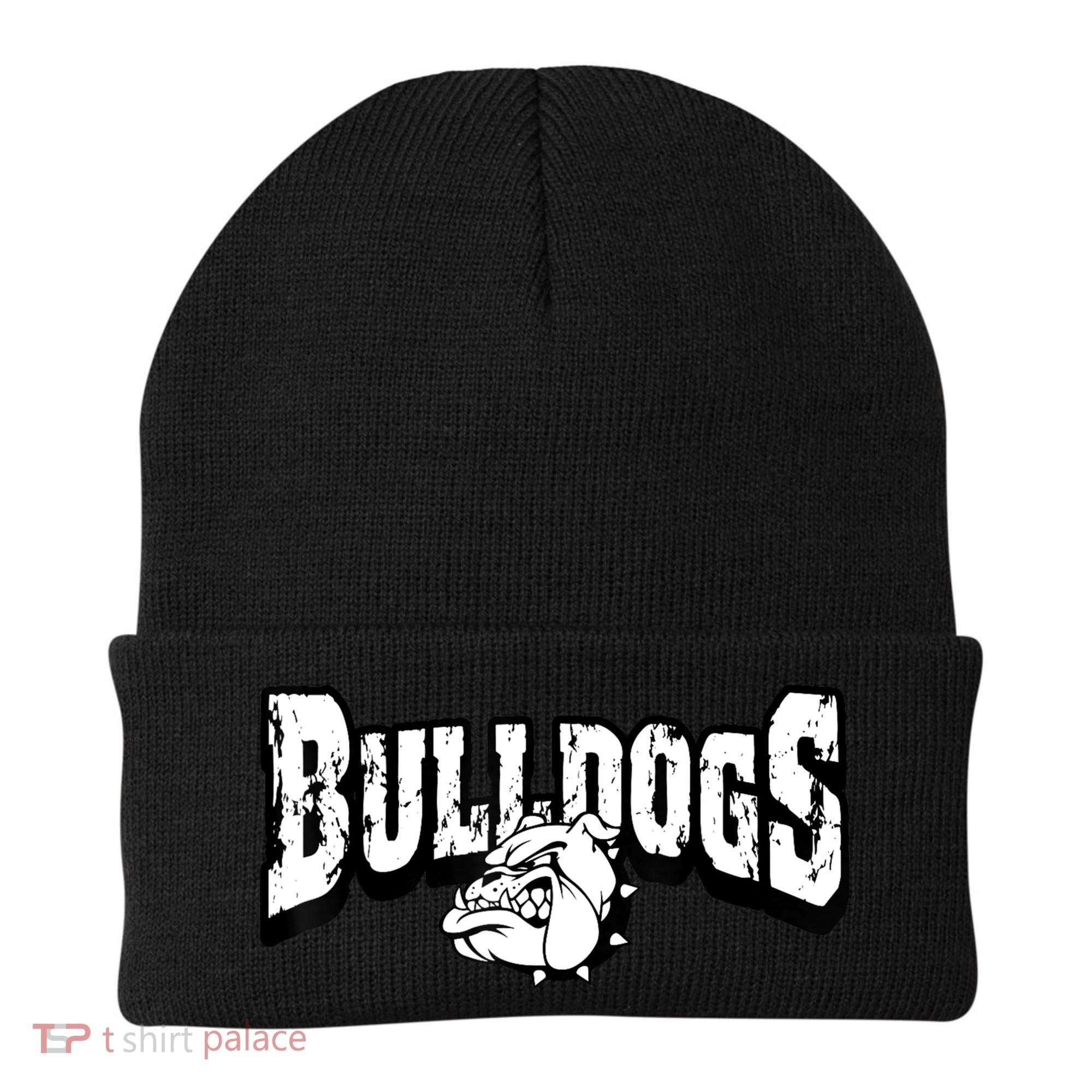 Bulldogs Mascot Back To School Team Spirit Beanie