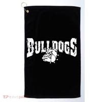 Bulldogs Mascot Back To School Team Spirit Golf Towel thumb 0