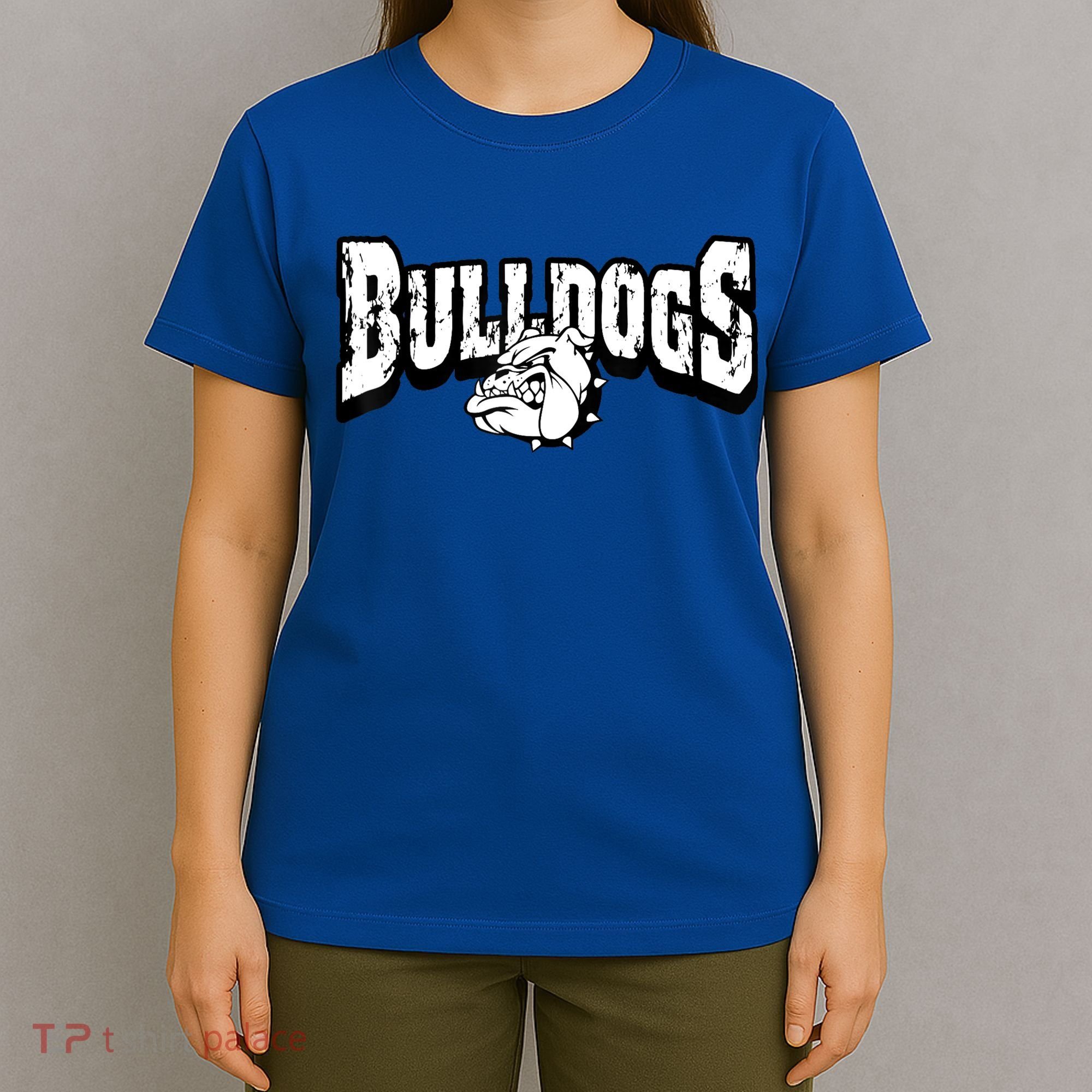 Bulldogs Mascot Back To School Team Spirit T-Shirt