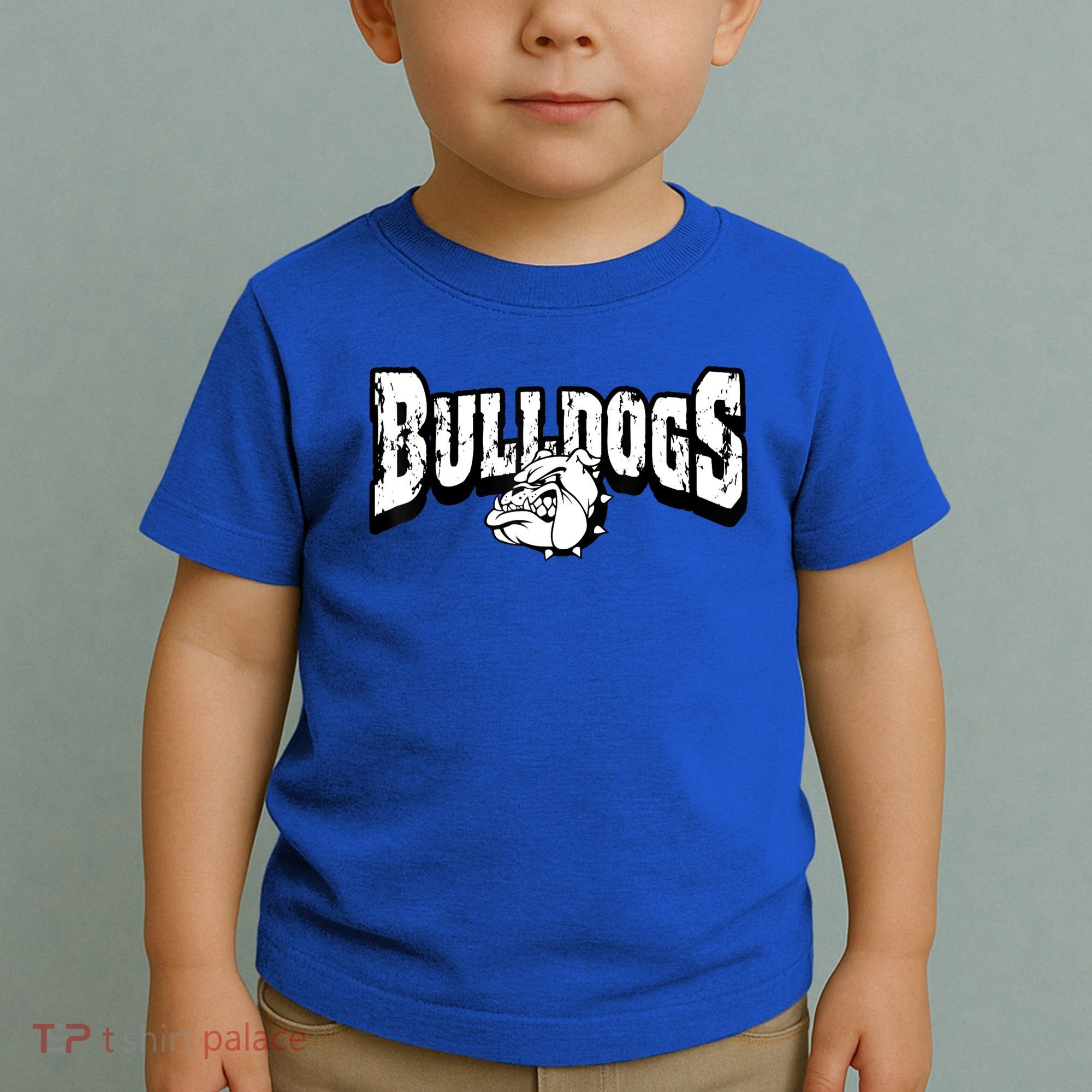 Bulldogs Mascot Back To School Team Spirit Toddler T-Shirt