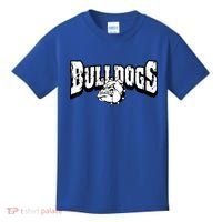 Bulldogs Mascot Back To School Team Spirit Kids T-Shirt thumb 0