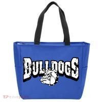Bulldogs Mascot Back To School Team Spirit Tote Bag thumb 0
