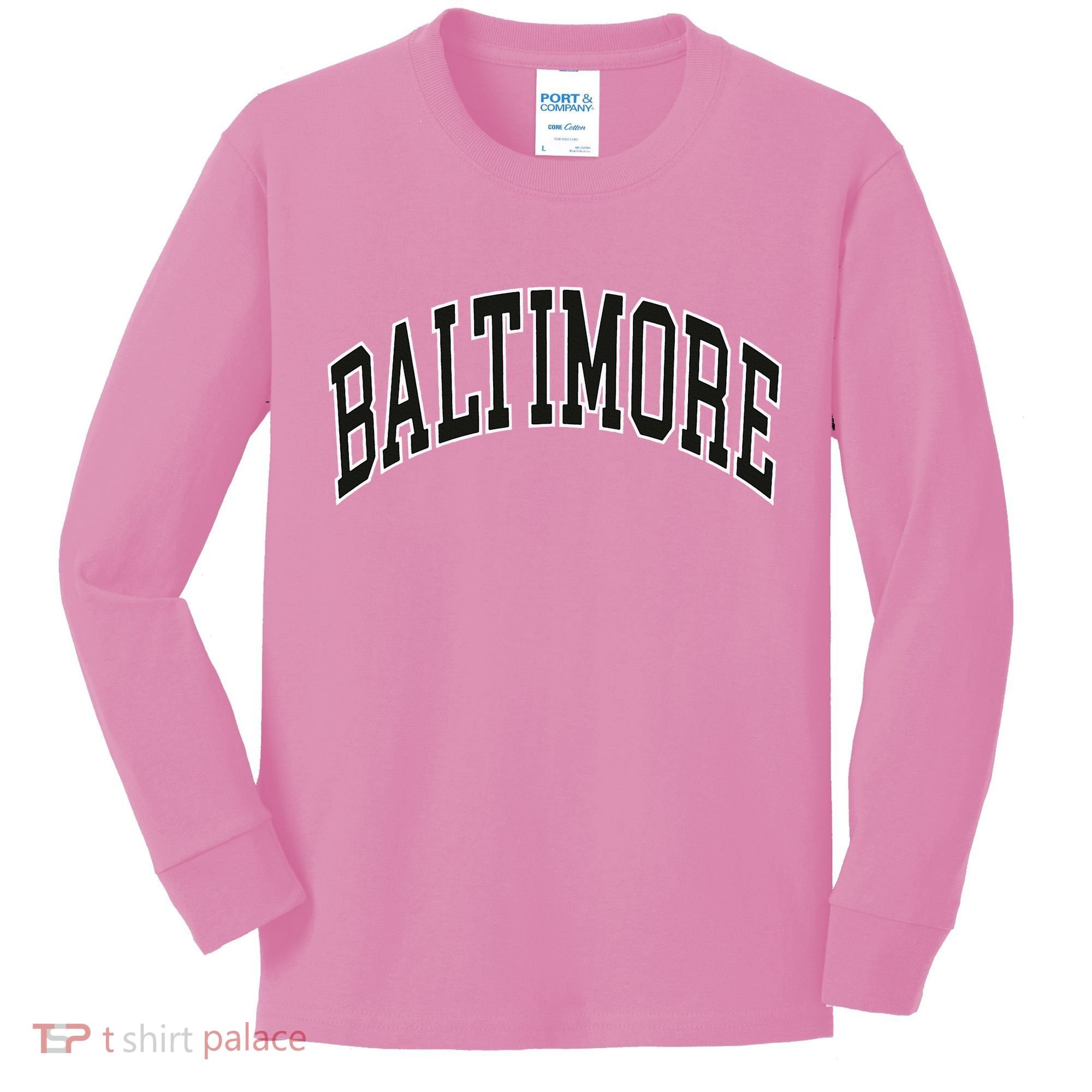Baltimore Maryland Kids Long Sleeve Shirt