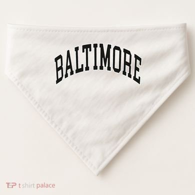 Baltimore Maryland USA-Made Doggie Bandana