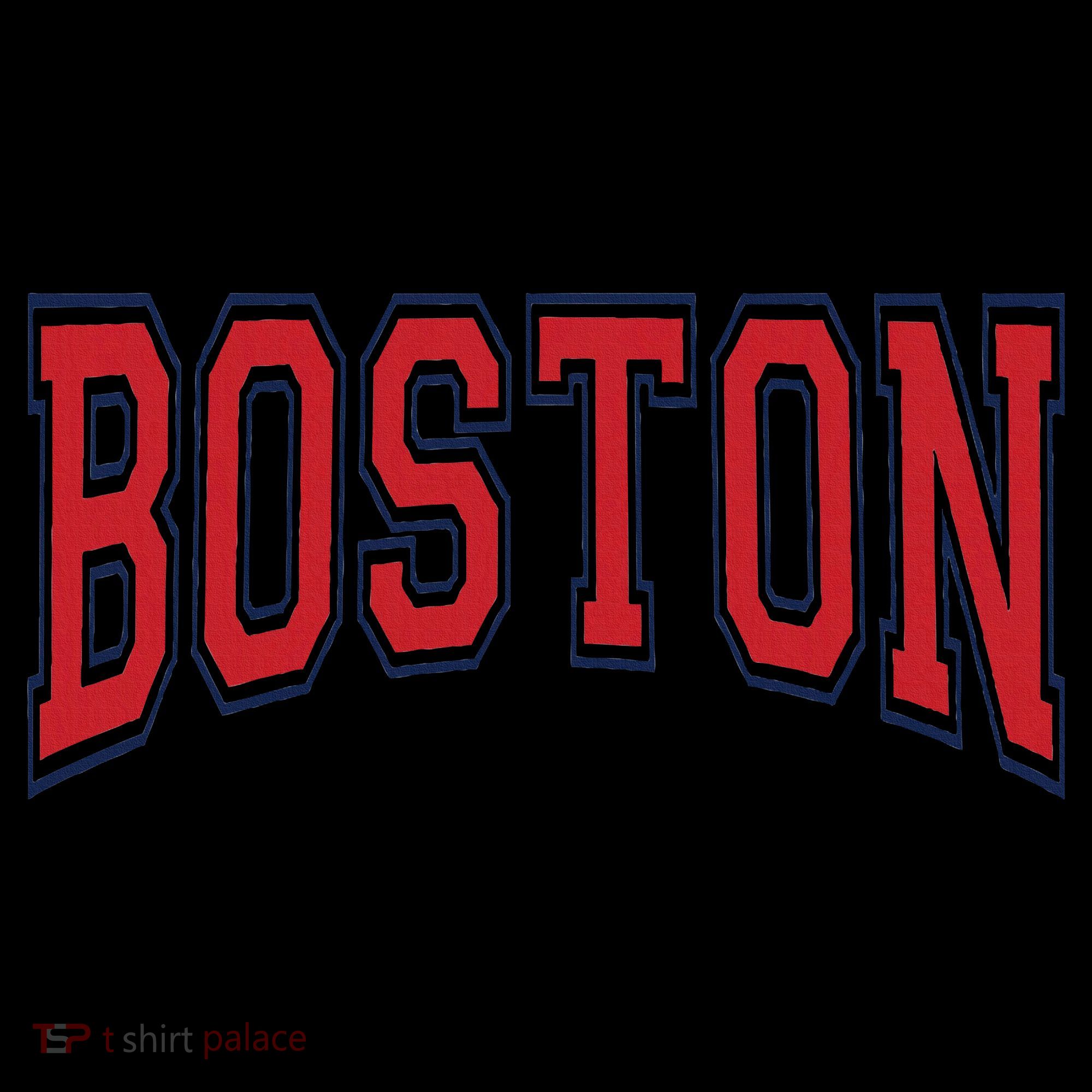 Boston Massachusetts Kids Colorblock Raglan Jersey