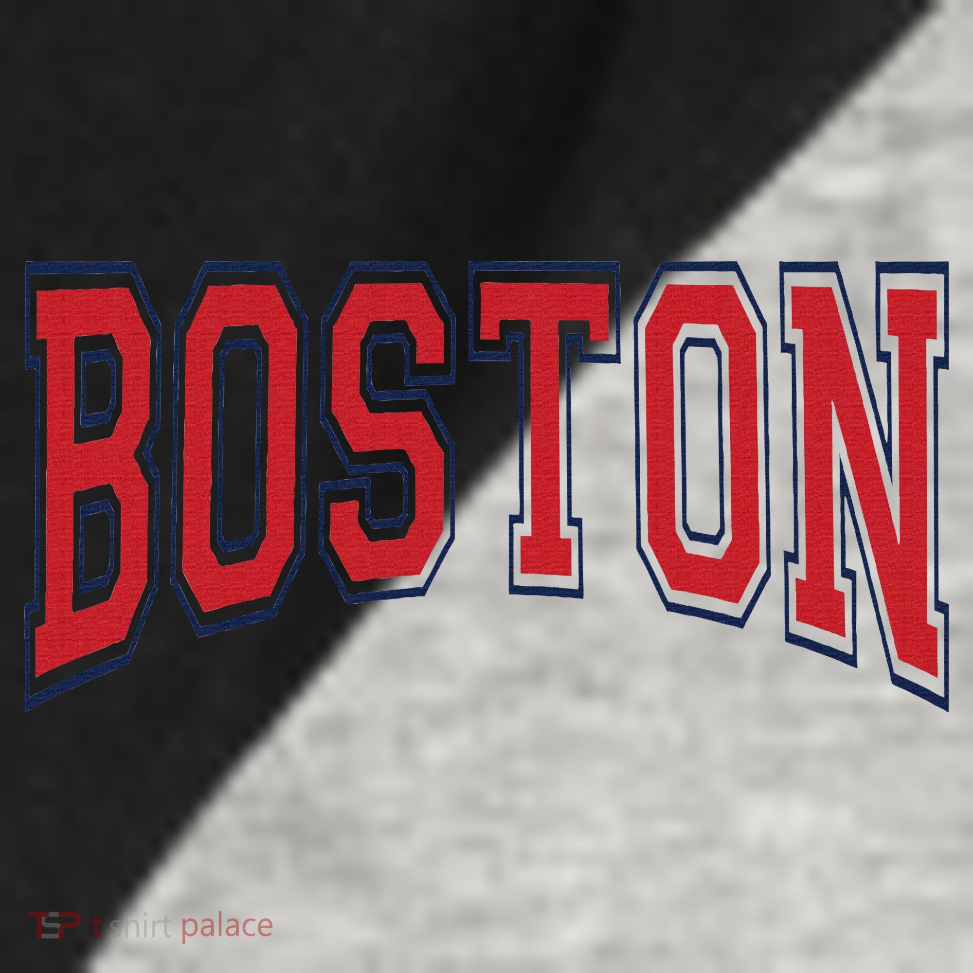 Boston Massachusetts Raglan Baseball Sleeve Shirt