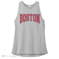 Boston Massachusetts Ladies PosiCharge Tri-Blend Wicking Tank thumb 0