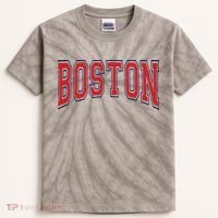 Boston Massachusetts Kids Tie-Dye T-Shirt thumb 0