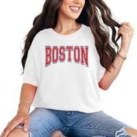 Boston Massachusetts Comfort Colors T-Shirt thumb 0