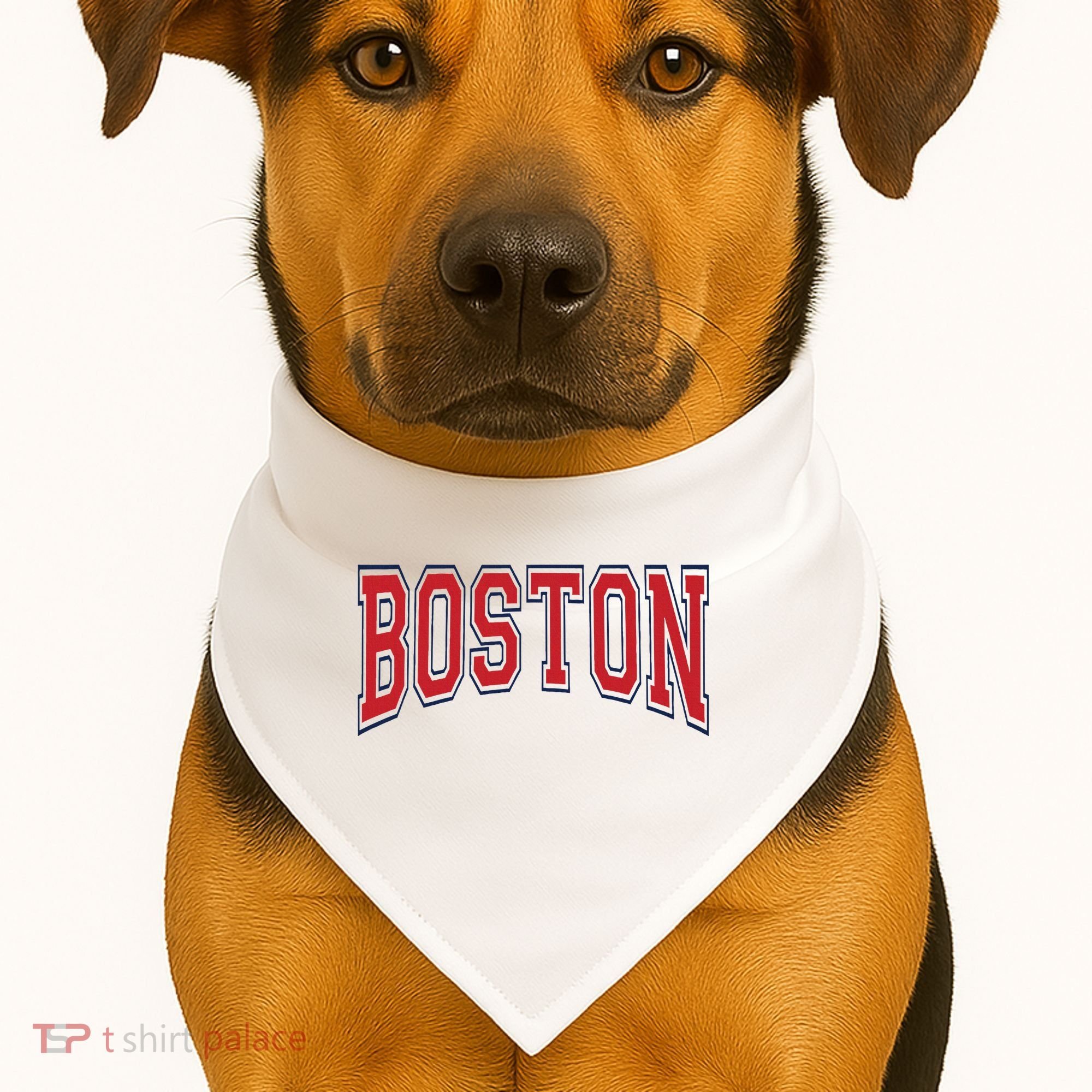 Boston Massachusetts USA-Made Doggie Bandana