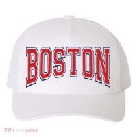 Boston Massachusetts Yupoong Adult 5-Panel Trucker Hat thumb 0