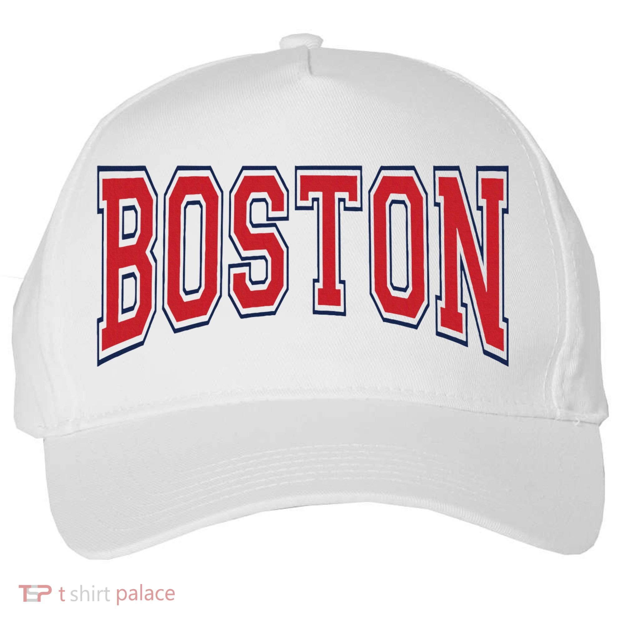 Boston Massachusetts Five-Panel Snapback Cap
