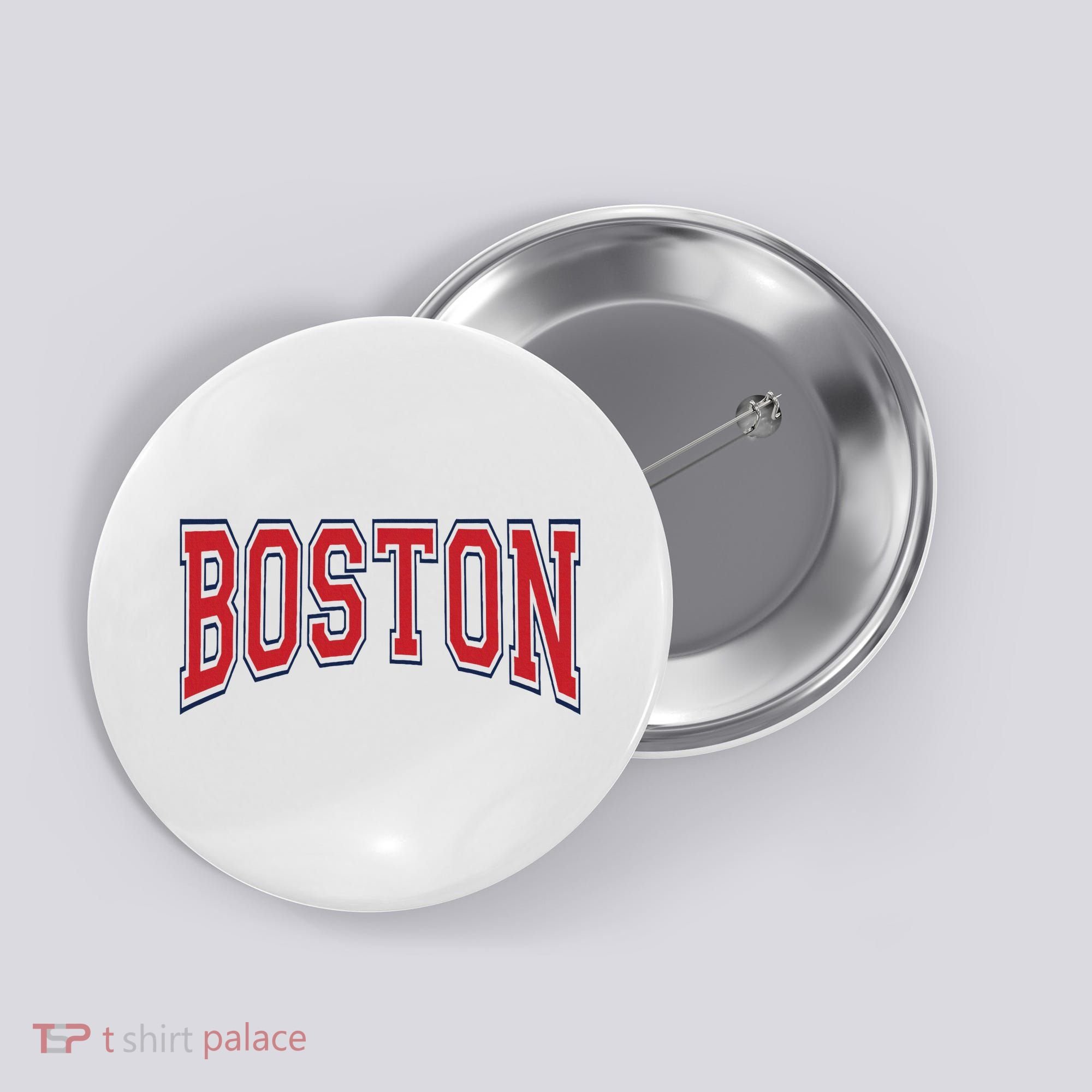 Boston Massachusetts Button