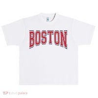 Boston Massachusetts Urban Oversized Heavyweight T-Shirt thumb 0