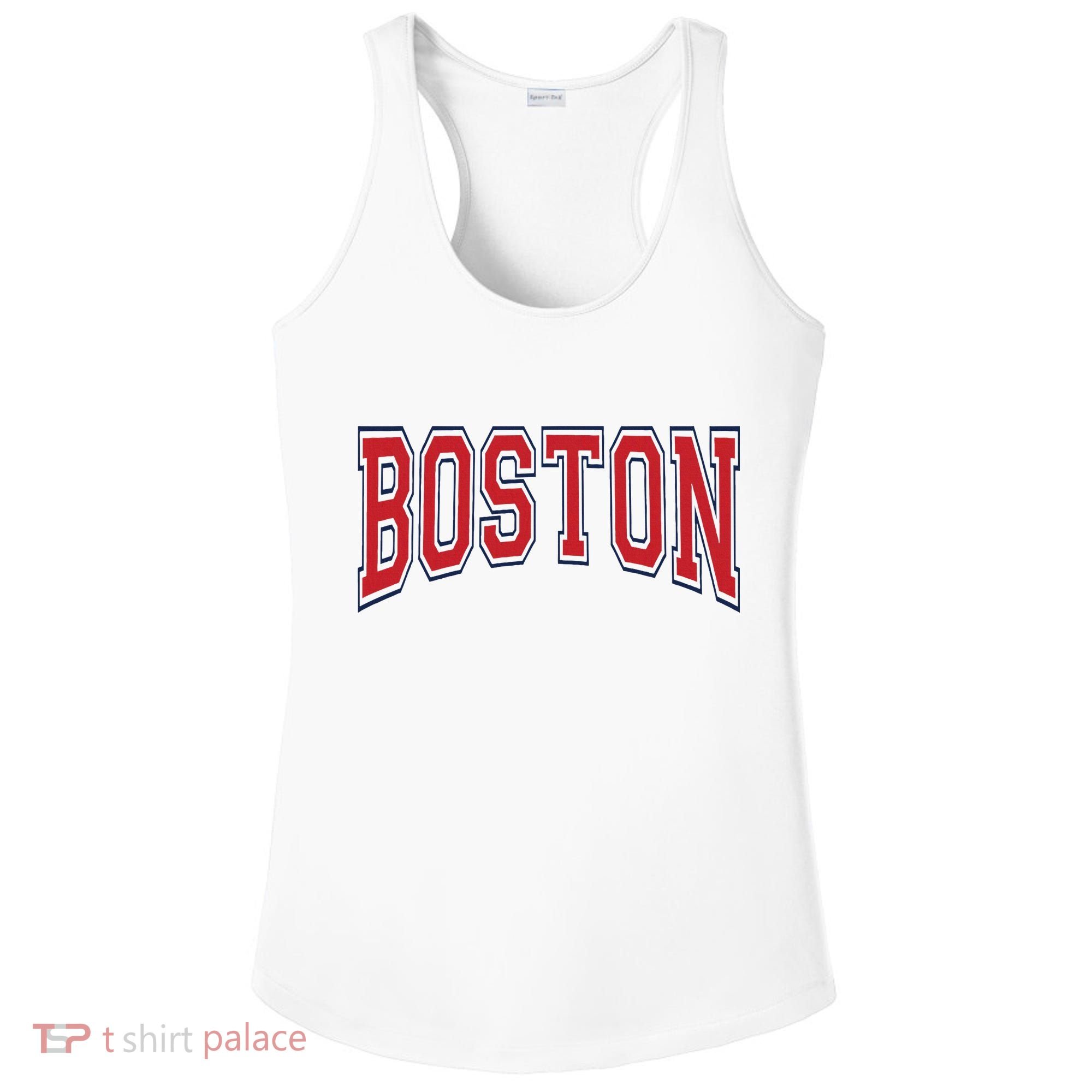 Boston Massachusetts Ladies PosiCharge Competitor Racerback Tank
