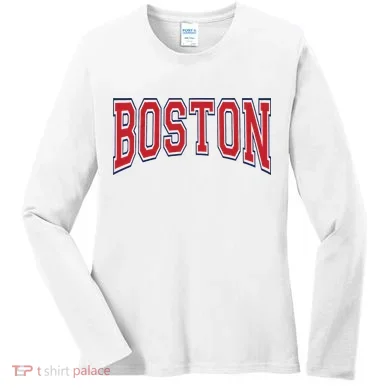 Boston Massachusetts Women's Long Sleeve Shirt