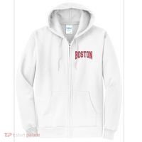 Boston Massachusetts Full Zip Hoodie thumb 0