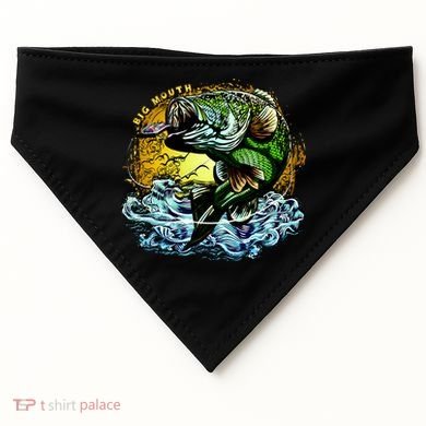 Big Mouth Bass USA-Made Doggie Bandana