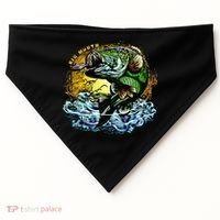 Big Mouth Bass USA-Made Doggie Bandana thumb 0