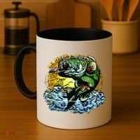 Big Mouth Bass Coffee Mug thumb 4