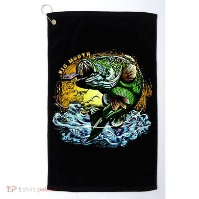 Big Mouth Bass Golf Towel