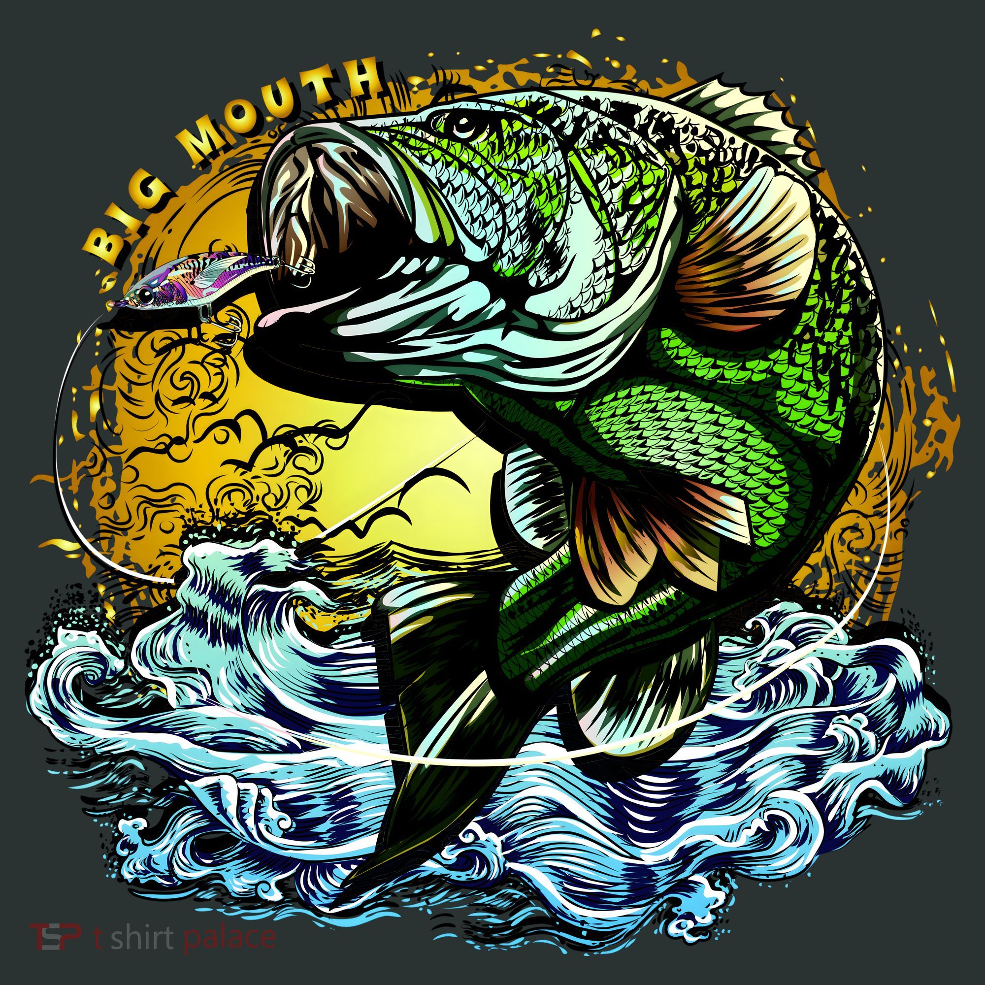 Big Mouth Bass Coaster