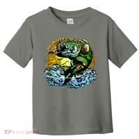 Big Mouth Bass Toddler T-Shirt thumb 0