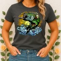 Big Mouth Bass Women's T-Shirt thumb 2