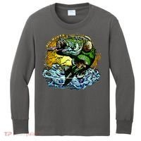 Big Mouth Bass Kids Long Sleeve Shirt thumb 0