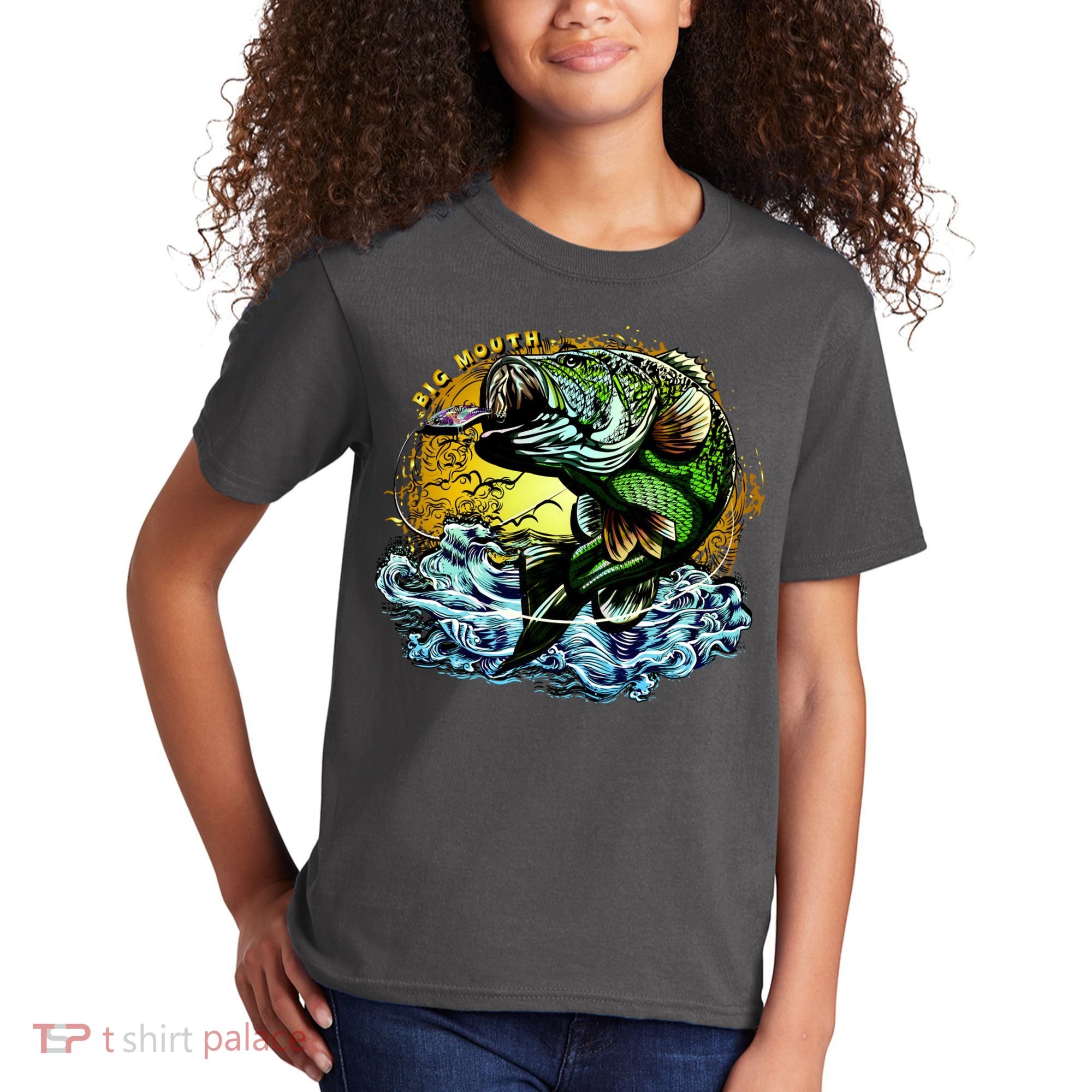 Big Mouth Bass Kids T-Shirt