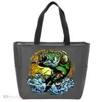 Big Mouth Bass Tote Bag thumb 0