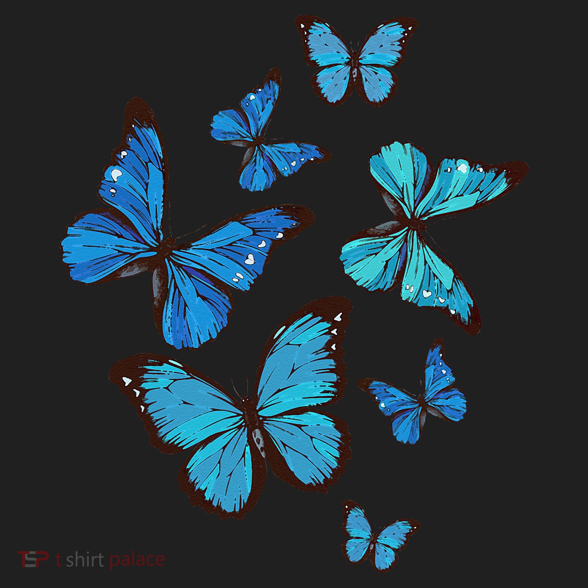 Blue Morpho Butterfly Swarm Lepidoptera Lover Entomologist Beanie