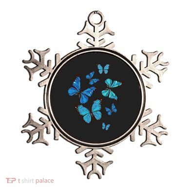 Blue Morpho Butterfly Swarm Lepidoptera Lover Entomologist Ornament
