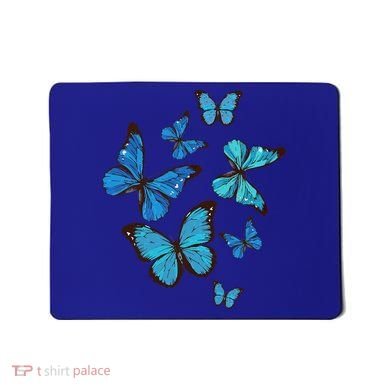 Blue Morpho Butterfly Swarm Lepidoptera Lover Entomologist Mousepad