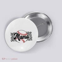 Baseball Mom Button thumb 0