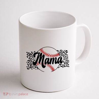 Baseball Mom Coffee Mug back