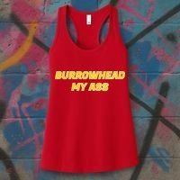 Burrowhead My Butt A*** Funny Football Fan Meme Kansas City Women's Tank Top thumb 3